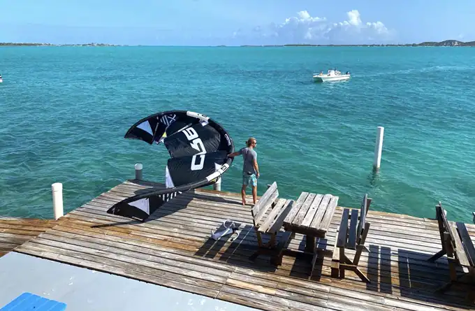 Kitesurfing