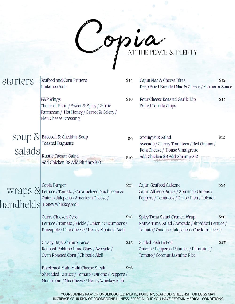 lunch - Peace & Plenty Resort, Georgetown, Exuma Beach Rentals